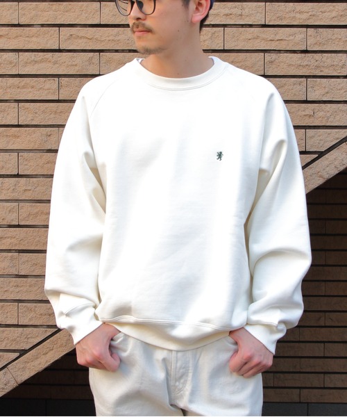 GYMPHLEX(ジムフレックス)の「Gymphlex/ジムフレックス スウィングスリーブクルーネックプルオーバースウェット SWING SLEEVE CREW P.O. SWEAT GY-C0292 TCF(メンズ)(スウェット・メンズ・チャコールグレー/ネイビー/トップグレー/アイボリー・M/L)」の11枚目の写真