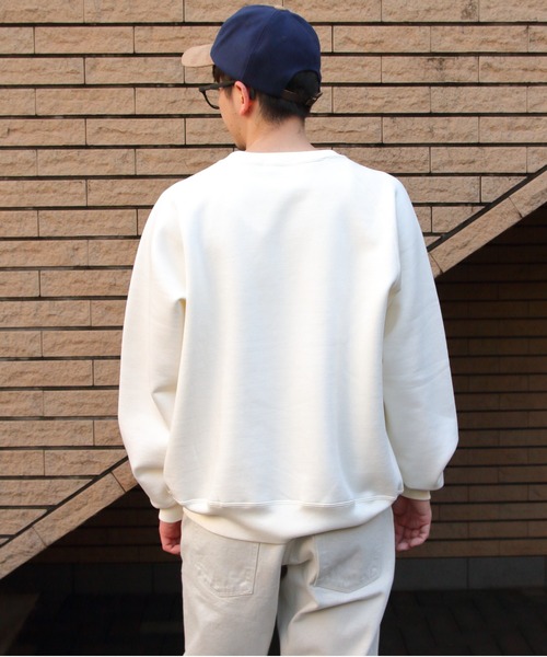 GYMPHLEX(ジムフレックス)の「Gymphlex/ジムフレックス スウィングスリーブクルーネックプルオーバースウェット SWING SLEEVE CREW P.O. SWEAT GY-C0292 TCF(メンズ)(スウェット・メンズ・チャコールグレー/ネイビー/トップグレー/アイボリー・M/L)」の13枚目の写真