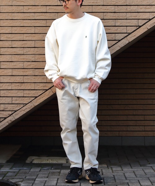 GYMPHLEX(ジムフレックス)の「Gymphlex/ジムフレックス スウィングスリーブクルーネックプルオーバースウェット SWING SLEEVE CREW P.O. SWEAT GY-C0292 TCF(メンズ)(スウェット・メンズ・チャコールグレー/ネイビー/トップグレー/アイボリー・M/L)」の14枚目の写真