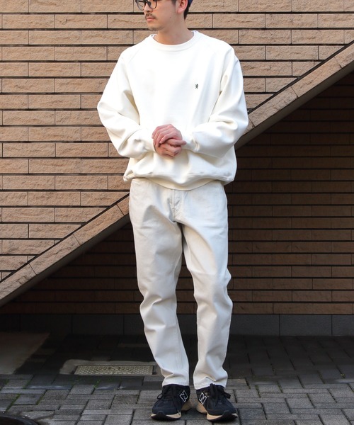 GYMPHLEX(ジムフレックス)の「Gymphlex/ジムフレックス スウィングスリーブクルーネックプルオーバースウェット SWING SLEEVE CREW P.O. SWEAT GY-C0292 TCF(メンズ)(スウェット・メンズ・チャコールグレー/ネイビー/トップグレー/アイボリー・M/L)」の15枚目の写真