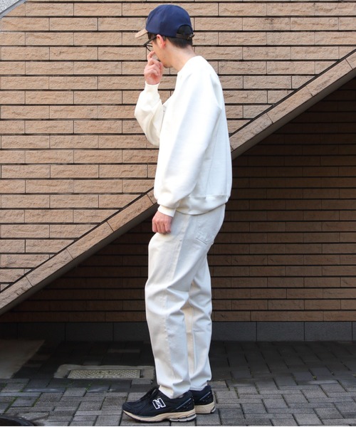 GYMPHLEX(ジムフレックス)の「Gymphlex/ジムフレックス スウィングスリーブクルーネックプルオーバースウェット SWING SLEEVE CREW P.O. SWEAT GY-C0292 TCF(メンズ)(スウェット・メンズ・チャコールグレー/ネイビー/トップグレー/アイボリー・M/L)」の16枚目の写真