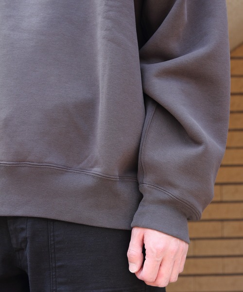 GYMPHLEX(ジムフレックス)の「Gymphlex/ジムフレックス スウィングスリーブクルーネックプルオーバースウェット SWING SLEEVE CREW P.O. SWEAT GY-C0292 TCF(メンズ)(スウェット・メンズ・チャコールグレー/ネイビー/トップグレー/アイボリー・M/L)」の19枚目の写真