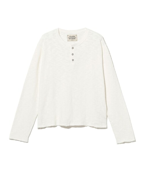 FUTURE ARCHIVE / Slub Henley Neck Tee — футболка Henley