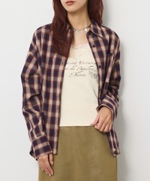 SLY | LOOSE CHECK SH ルーズチェックシャツ 夏服 秋服 冬服(シャツ/ブラウス)