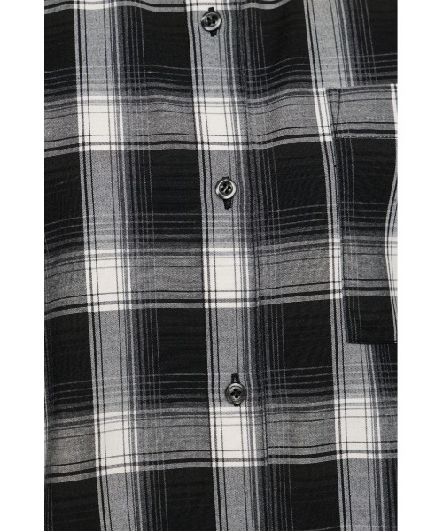 SLY(スライ)の「LOOSE CHECK SH ルーズチェックシャツ 夏服 秋服 冬服(シャツ/ブラウス・レディース・ブラック系その他2/ネイビー系/オレンジ系その他/ブラウン系その他2・FREE)」の9枚目の写真