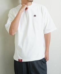 メルクロンドン 刺繍ロゴ ボックスシルエットTシャツ 日本規格