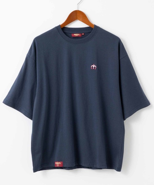 merc london(メルクロンドン)の「メルクロンドン 刺繍ロゴ ボックスシルエットTシャツ 日本規格(Tシャツ/カットソー・メンズ・ブラック系1/ネイビー/ブラック系2/杢グレー/ホワイト系2/ホワイト系1・LARGE/MEDIUM)」の1枚目の写真