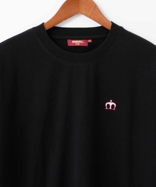 merc london(メルクロンドン)の「メルクロンドン 刺繍ロゴ ボックスシルエットTシャツ 日本規格(Tシャツ/カットソー・メンズ・ブラック系1/ネイビー/ブラック系2/杢グレー/ホワイト系2/ホワイト系1・LARGE/MEDIUM)」の19枚目の写真
