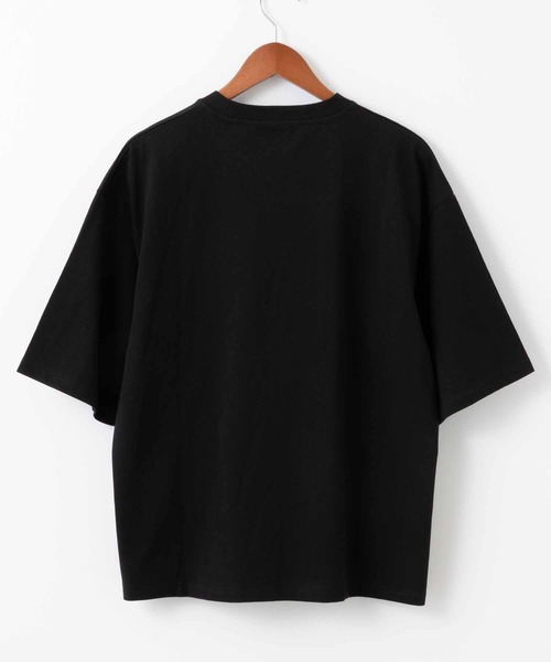 merc london(メルクロンドン)の「メルクロンドン 刺繍ロゴ ボックスシルエットTシャツ 日本規格(Tシャツ/カットソー・メンズ・ブラック系1/ネイビー/ブラック系2/杢グレー/ホワイト系2/ホワイト系1・LARGE/MEDIUM)」の20枚目の写真