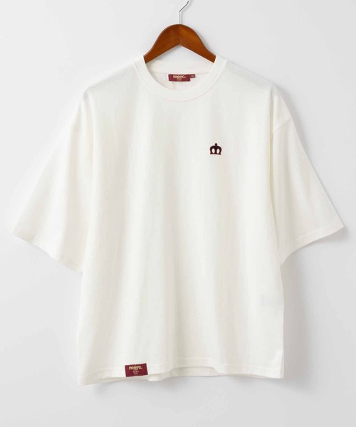 merc london(メルクロンドン)の「メルクロンドン 刺繍ロゴ ボックスシルエットTシャツ 日本規格(Tシャツ/カットソー・メンズ・ブラック系1/ネイビー/ブラック系2/杢グレー/ホワイト系2/ホワイト系1・LARGE/MEDIUM)」の9枚目の写真