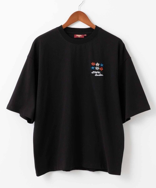 merc london(メルクロンドン)の「メルクロンドン 刺繍ロゴ ボックスシルエットTシャツ 日本規格(Tシャツ/カットソー・メンズ・ブラック系1/ネイビー/ブラック系2/杢グレー/ホワイト系2/ホワイト系1・LARGE/MEDIUM)」の22枚目の写真