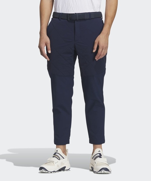 adidas(アディダス)の「EX STRETCH COLD .RDY 撥水 キルトコンビネーション ジョガーパンツ 【adidas Golf/アディダスゴルフ】(スウェットパンツ・メンズ・ネイビー・100/79/76/73/96/92/88/82/85)」の1枚目の写真
