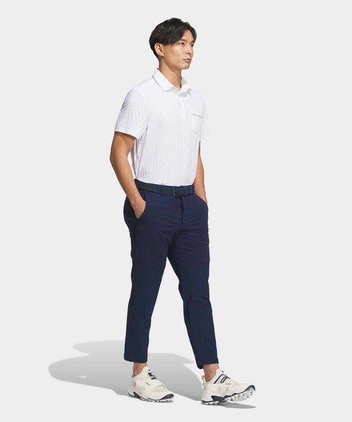 adidas(アディダス)の「EX STRETCH COLD .RDY 撥水 キルトコンビネーション ジョガーパンツ 【adidas Golf/アディダスゴルフ】(スウェットパンツ・メンズ・ネイビー・100/79/76/73/96/92/88/82/85)」の3枚目の写真
