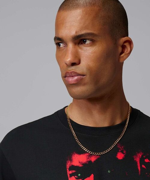 JORDAN BRAND(ジョーダンブランド)の「ジョーダン ブルックリン メンズ Tシャツ / Jordan Brooklyn Men's T-Shirt IO0021-010 Black(Tシャツ/カットソー・メンズ・ブラック・XL/2XL/L/M/S)」の3枚目の写真