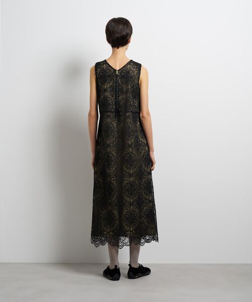 LANVIN en Bleu（ランバンオンブルー）の「ラインフラワーレースワンピース（ワンピース・レディース・イエロー/ブラック・38/36）」の12枚目の写真