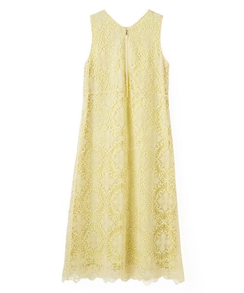 LANVIN en Bleu（ランバンオンブルー）の「ラインフラワーレースワンピース（ワンピース・レディース・イエロー/ブラック・38/36）」の8枚目の写真