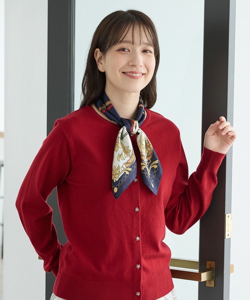 Honeys(ハニーズ)の「スカーフ(バンダナ/スカーフ・レディース・ホワイト系その他2/ベージュ系その他3/ブルー系その他4/ブルー系その他3/オレンジ系その他2/ネイビー系1/ベージュ系その他2・FREE)」の8枚目の写真