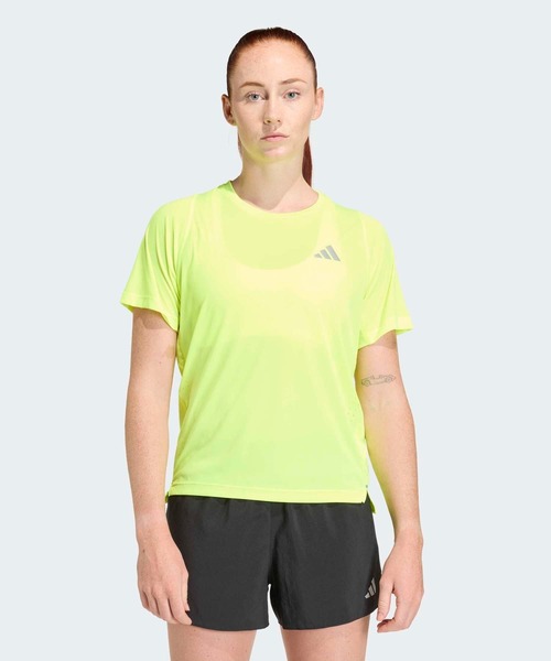 adidas(アディダス)の「adi365 ブリーズ ランニング Tシャツ / アディダス adidas(Tシャツ/カットソー・レディース・イエロー・X-LARGE/MEDIUM/LARGE)」の1枚目の写真