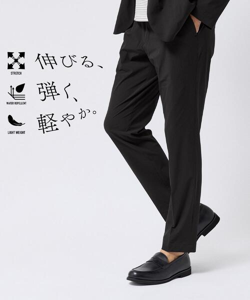 TAKEO KIKUCHI（タケオキクチ）の「3Dナイロンストレッチ イージーパンツ（スラックス・メンズ・ネイビー/ブラック/ブラウン系その他・04/03/02）」の10枚目の写真