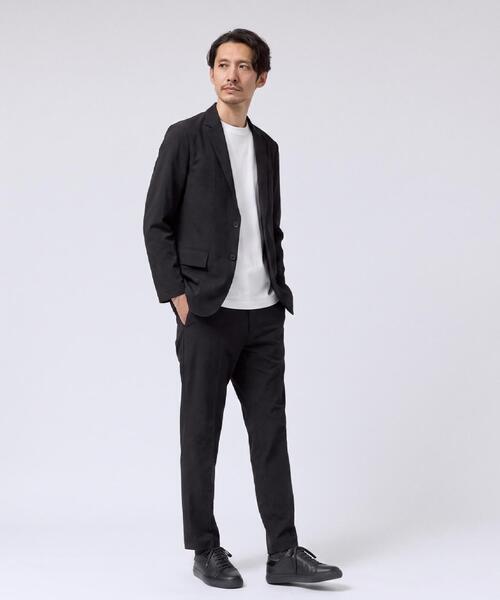 TAKEO KIKUCHI（タケオキクチ）の「3Dナイロンストレッチ イージーパンツ（スラックス・メンズ・ネイビー/ブラック/ブラウン系その他・04/03/02）」の12枚目の写真