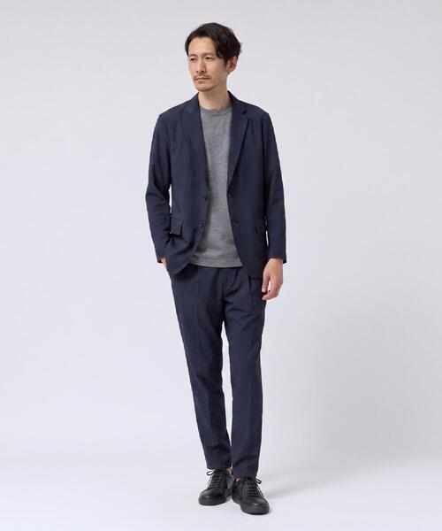 TAKEO KIKUCHI（タケオキクチ）の「3Dナイロンストレッチ イージーパンツ（スラックス・メンズ・ネイビー/ブラック/ブラウン系その他・04/03/02）」の5枚目の写真