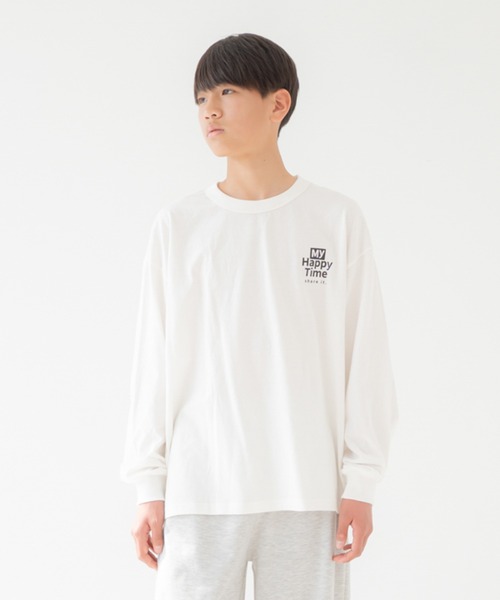 FOV(フォブ)の「FOV/フォブ Happy Time L/S Tシャツ(Tシャツ/カットソー・レディース・ホワイト/ブラック/ベージュ系その他・F)」の4枚目の写真