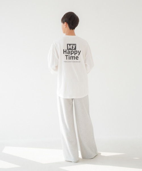 FOV(フォブ)の「FOV/フォブ Happy Time L/S Tシャツ(Tシャツ/カットソー・レディース・ホワイト/ブラック/ベージュ系その他・F)」の5枚目の写真