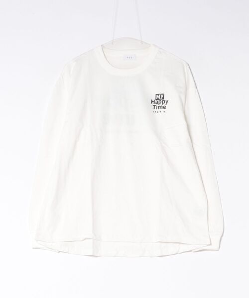 FOV(フォブ)の「FOV/フォブ Happy Time L/S Tシャツ(Tシャツ/カットソー・レディース・ホワイト/ブラック/ベージュ系その他・F)」の8枚目の写真