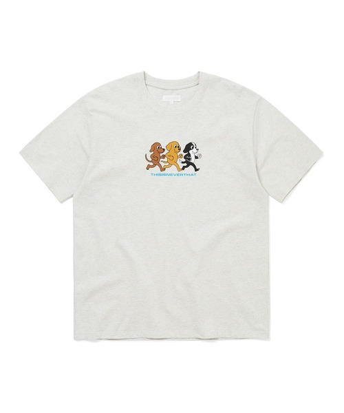 thisisneverthat（ディスイズネバーザット）の「Dogs Tee（Tシャツ/カットソー・メンズ・ネイビー/パープル系その他/オートミール・M/S/XL/L）」の2枚目の写真
