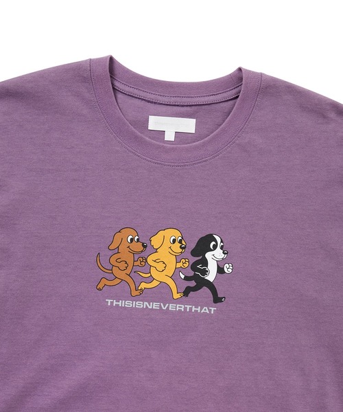 thisisneverthat（ディスイズネバーザット）の「Dogs Tee（Tシャツ/カットソー・メンズ・ネイビー/パープル系その他/オートミール・M/S/XL/L）」の8枚目の写真