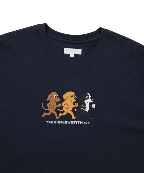 thisisneverthat（ディスイズネバーザット）の「Dogs Tee（Tシャツ/カットソー・メンズ・ネイビー/パープル系その他/オートミール・M/S/XL/L）」の6枚目の写真