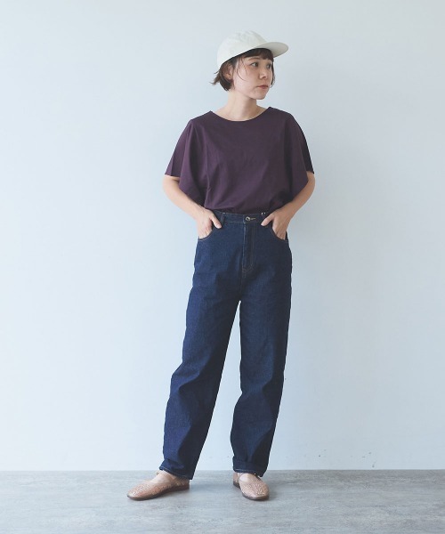 yuni(ユニ )の「C11 oz/denim 5pkt common パンツ(デニムパンツ・レディース・ネイビー・M/S)」の3枚目の写真