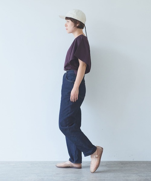 yuni(ユニ )の「C11 oz/denim 5pkt common パンツ(デニムパンツ・レディース・ネイビー・M/S)」の5枚目の写真