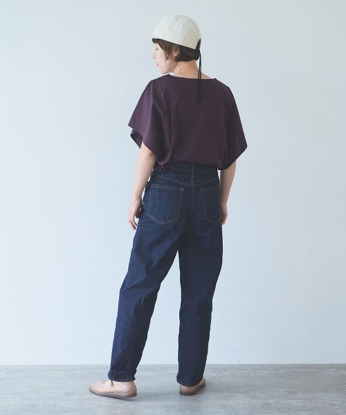 yuni(ユニ )の「C11 oz/denim 5pkt common パンツ(デニムパンツ・レディース・ネイビー・M/S)」の6枚目の写真