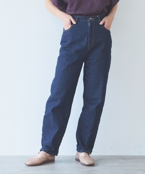 yuni(ユニ )の「C11 oz/denim 5pkt common パンツ(デニムパンツ・レディース・ネイビー・M/S)」の7枚目の写真