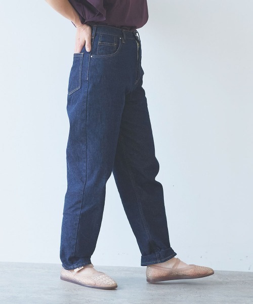 yuni(ユニ )の「C11 oz/denim 5pkt common パンツ(デニムパンツ・レディース・ネイビー・M/S)」の10枚目の写真
