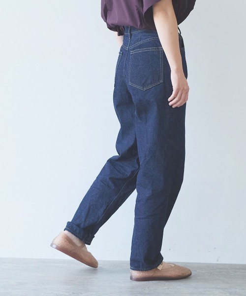 yuni(ユニ )の「C11 oz/denim 5pkt common パンツ(デニムパンツ・レディース・ネイビー・M/S)」の11枚目の写真