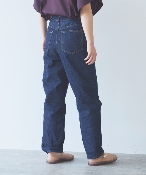 yuni(ユニ )の「C11 oz/denim 5pkt common パンツ(デニムパンツ・レディース・ネイビー・M/S)」の12枚目の写真