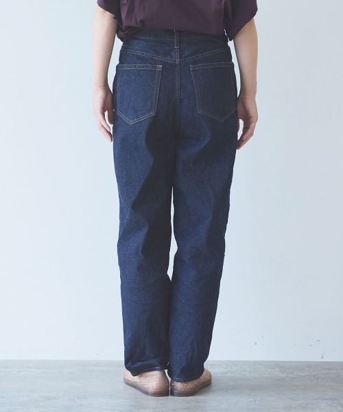 yuni(ユニ )の「C11 oz/denim 5pkt common パンツ(デニムパンツ・レディース・ネイビー・M/S)」の15枚目の写真