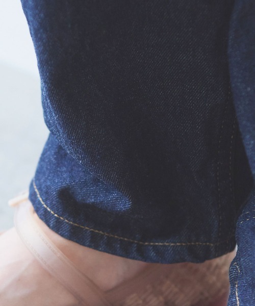 yuni(ユニ )の「C11 oz/denim 5pkt common パンツ(デニムパンツ・レディース・ネイビー・M/S)」の19枚目の写真