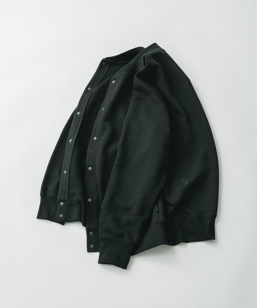 EKAL（エカル）の「ドライスウェットカーディガン（カーディガン/ボレロ・メンズ・ブラック/グレー・MEDIUM/LARGE）」の11枚目の写真