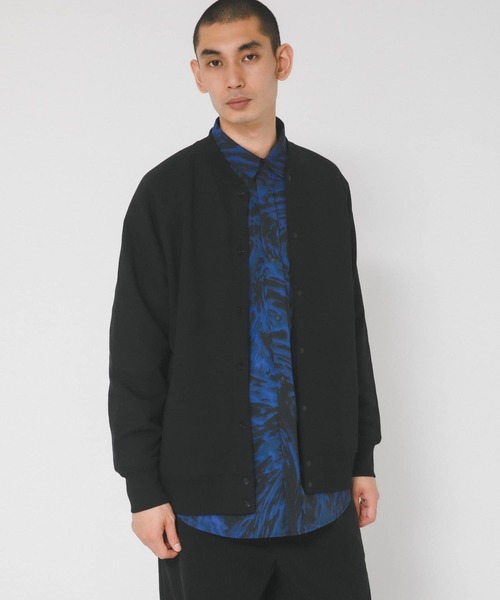 EKAL（エカル）の「ドライスウェットカーディガン（カーディガン/ボレロ・メンズ・ブラック/グレー・MEDIUM/LARGE）」の12枚目の写真
