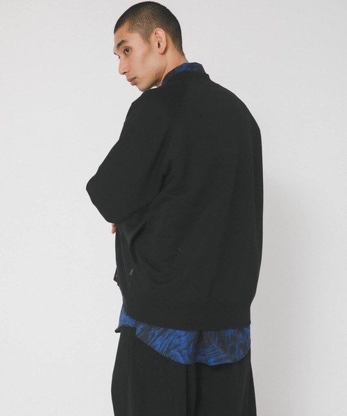 EKAL（エカル）の「ドライスウェットカーディガン（カーディガン/ボレロ・メンズ・ブラック/グレー・MEDIUM/LARGE）」の13枚目の写真