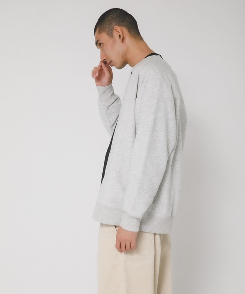 EKAL（エカル）の「ドライスウェットカーディガン（カーディガン/ボレロ・メンズ・ブラック/グレー・MEDIUM/LARGE）」の5枚目の写真