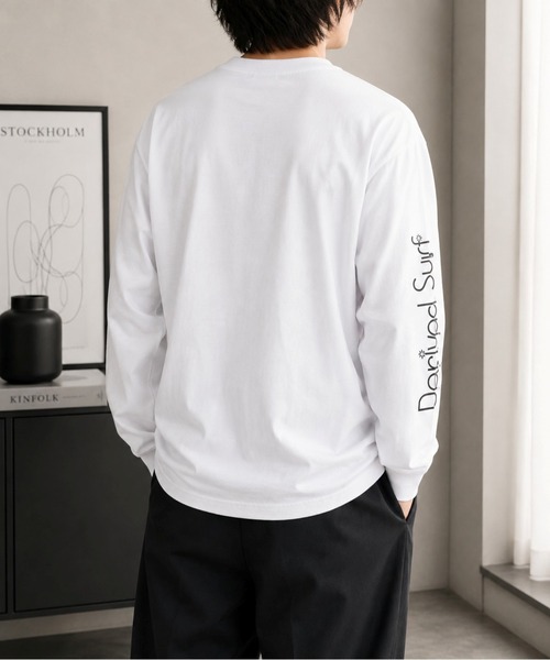CERCA（チェルカ）の「【Bls】 【ZM】【Bling Leads】サーフプリント アソート天竺ロンTEE（Tシャツ/カットソー・メンズ・グレー/ブラック/ホワイト・FREE）」の7枚目の写真