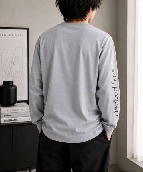 CERCA（チェルカ）の「【Bls】 【ZM】【Bling Leads】サーフプリント アソート天竺ロンTEE（Tシャツ/カットソー・メンズ・グレー/ブラック/ホワイト・FREE）」の4枚目の写真