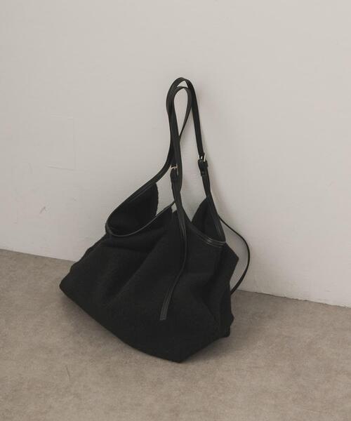 KBF(ケイビーエフ)の「ベルトショルダーイージーBAG(ショルダーバッグ・レディース・ブラック/アイボリー・ONE)」の15枚目の写真