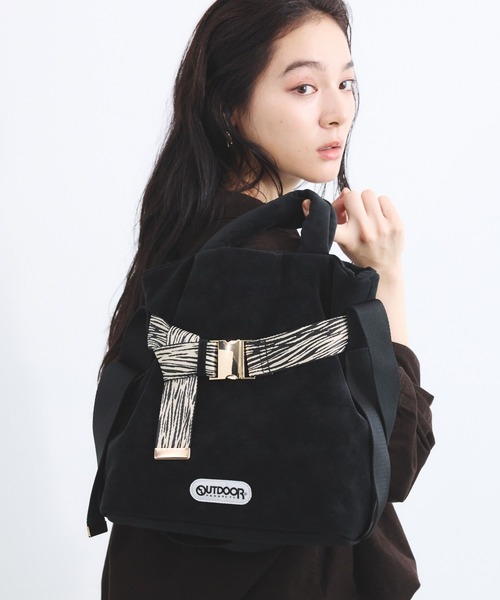 OUTDOOR PRODUCTS(アウトドアプロダクツ)の「BARNYARDSTORM / OUTDOORPRODUCTS / スエードトート(トートバッグ・レディース・ブラック系その他4/グレー系その他4/ブラウン/ブラック・FREE)」の22枚目の写真