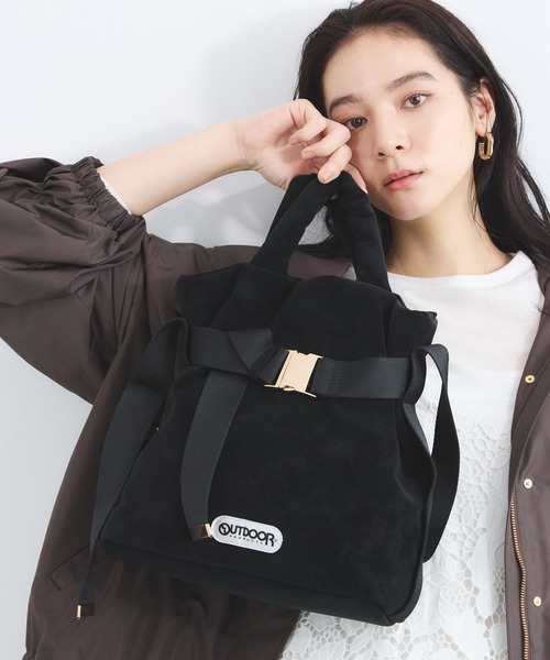 OUTDOOR PRODUCTS(アウトドアプロダクツ)の「BARNYARDSTORM / OUTDOORPRODUCTS / スエードトート(トートバッグ・レディース・ブラック系その他4/グレー系その他4/ブラウン/ブラック・FREE)」の19枚目の写真