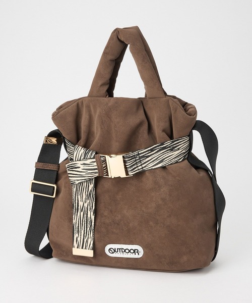OUTDOOR PRODUCTS(アウトドアプロダクツ)の「BARNYARDSTORM / OUTDOORPRODUCTS / スエードトート(トートバッグ・レディース・ブラック系その他4/グレー系その他4/ブラウン/ブラック・FREE)」の11枚目の写真